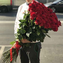 Метровая роза